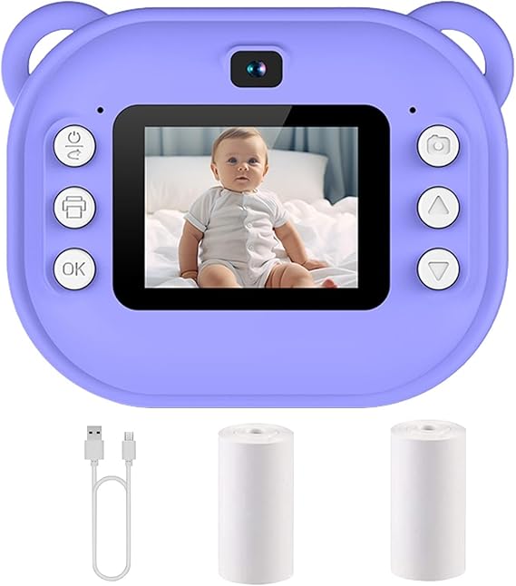 Fotocamera Istantanea Blu per Bambini