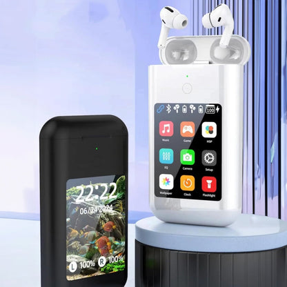 Bluetooth Headphones with Touch Screen and Powerbank ONLIKE - BLACK